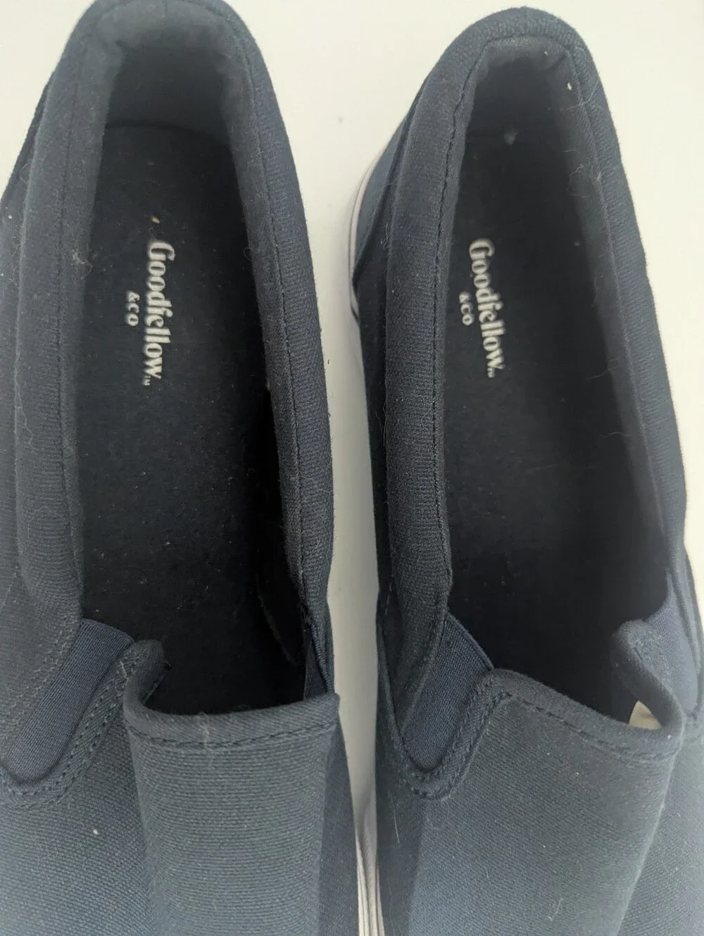 Target Men's Slip-On Canvas Loafers in Dark Blue